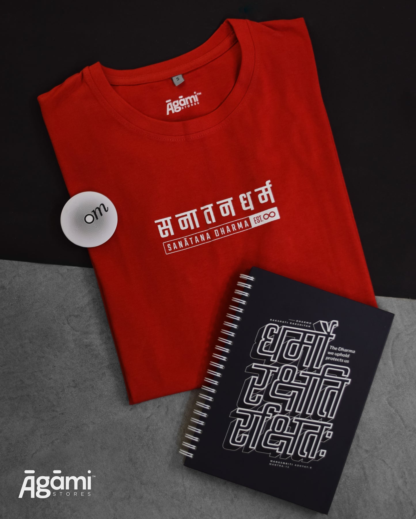 T-shirt + Notebook + Badge (Hamper 3)