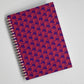Om Pattern Spiral A5 Notebook | Purple