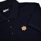 Mahakal Tilak Polo Neck T-shirt - Navy Blue | Regular Fit