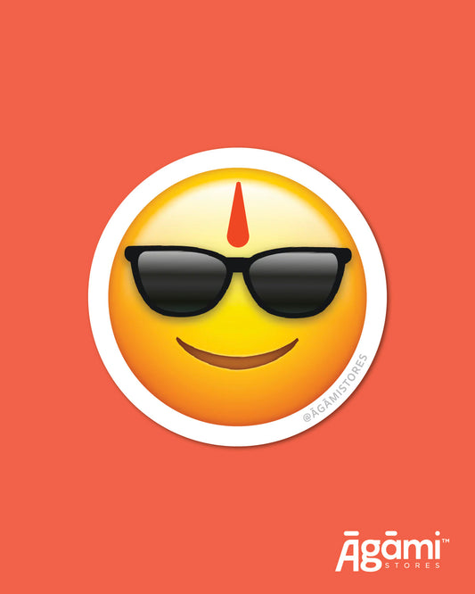 Sanatani Smiley | Laptop & Mobile Sticker