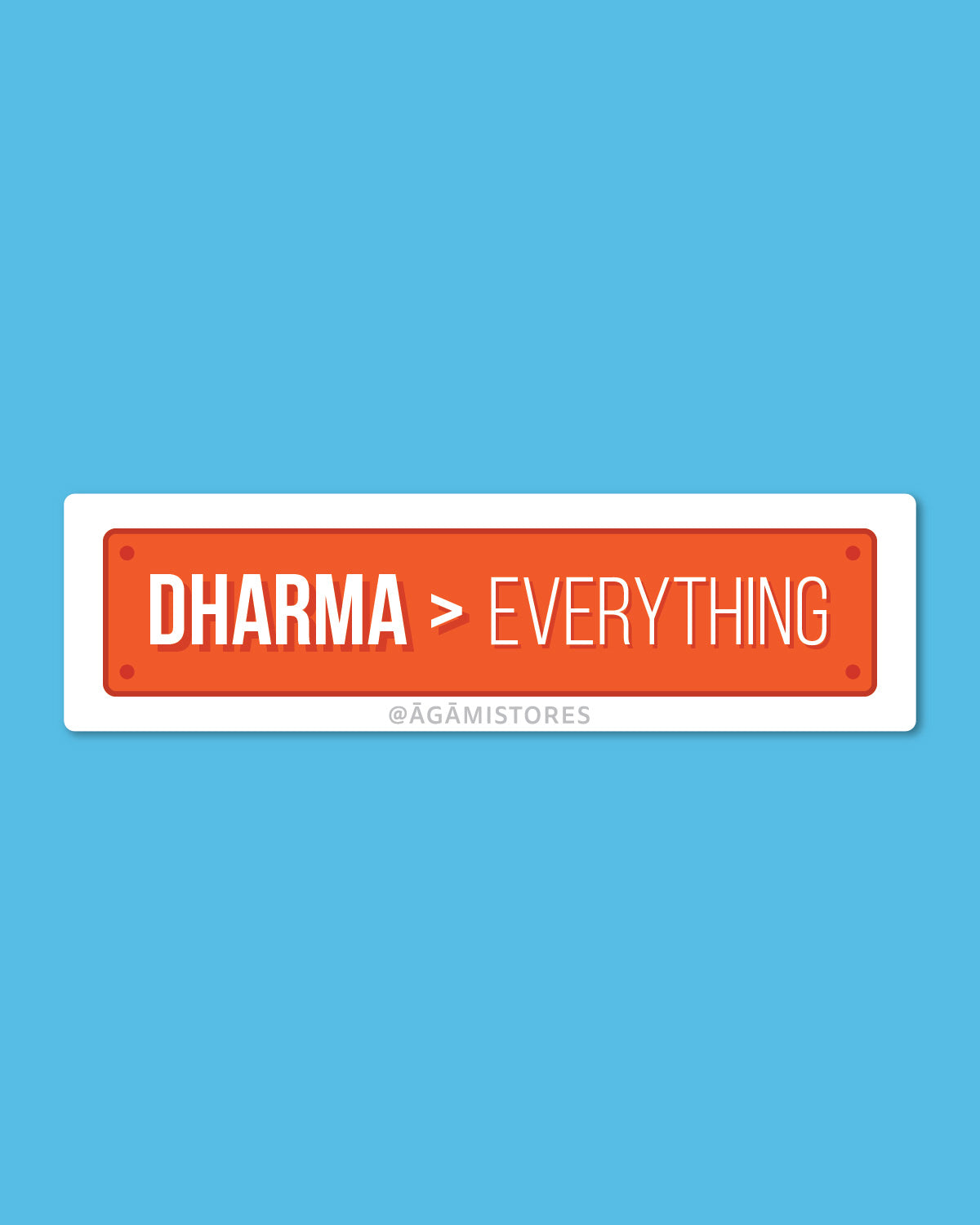 Dharma > Everything | Laptop & Mobile Sticker