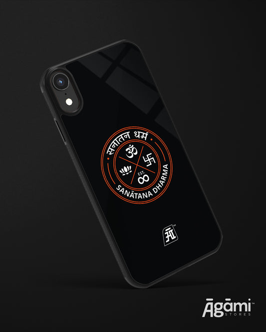 Sanatana Dharma Emblem | Premium Glass Phone Cover