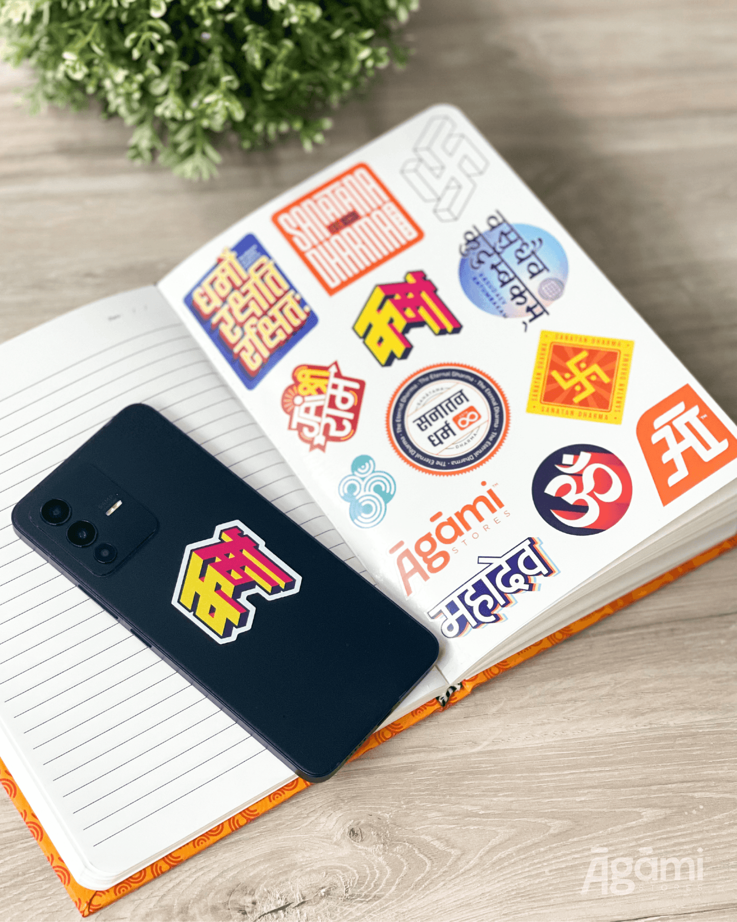 Guru Dakshina Hamper 3 | Journal + Pin Badge - Āgāmi