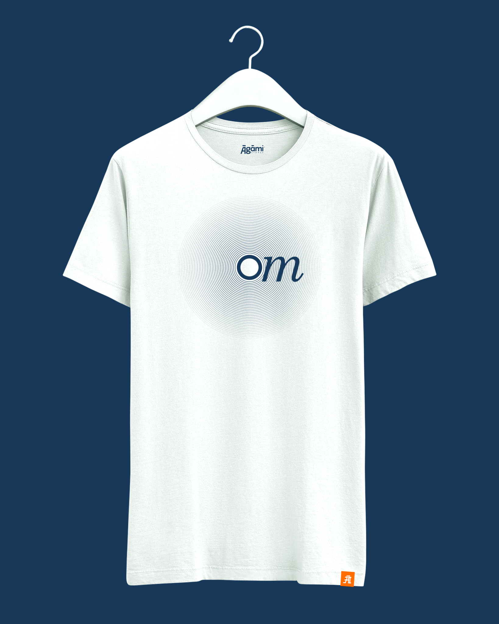 Om Vibes - White | Regular Fit - Āgāmi
